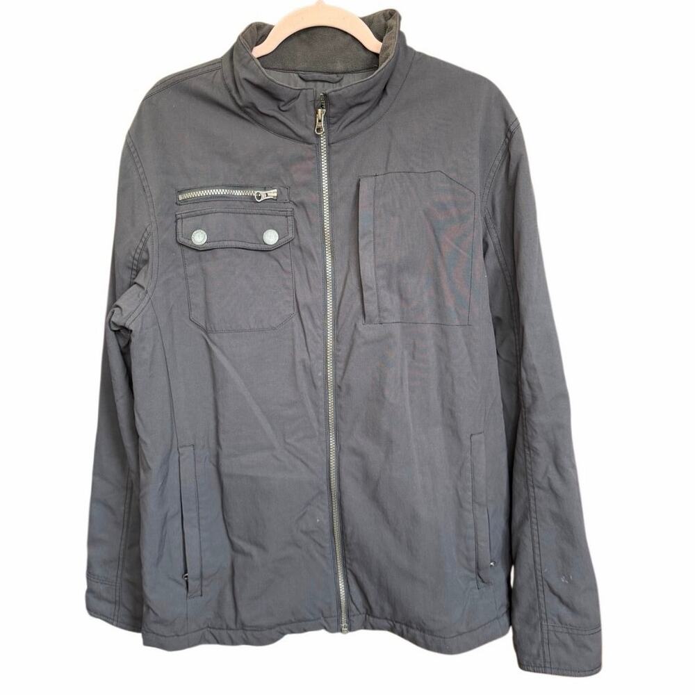 PrAna Mens Carter Zip Up Jacket Large Outdoor Jacket Hiking Workwear Full Zip‎